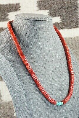 Coral & Turquoise Necklace - Doreen Jake