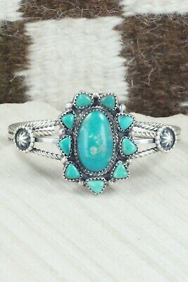 Turquoise & Sterling Silver Bracelet - Roberta Begay