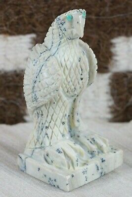 Eagle Zuni Fetish Carving - Davin Singer - High Lonesome Trading