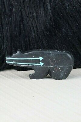 Bear Zuni Fetish - Bernard Laiwakete - Zuni Bear Carving - Native American - High Lonesome Trading