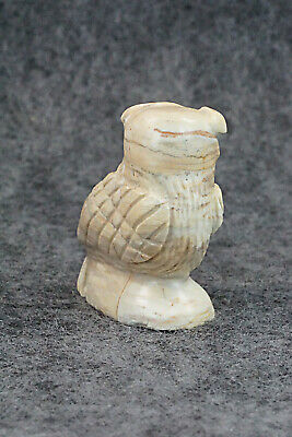Owl Zuni Fetish Carving - Edison Bobelu