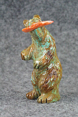 Bear Zuni Fetish Carving - Andres Quandelacy