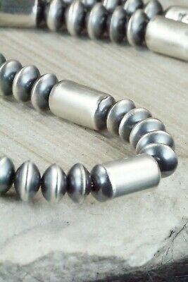 Sterling Silver Navajo Pearl Necklace - Tonisha Haley