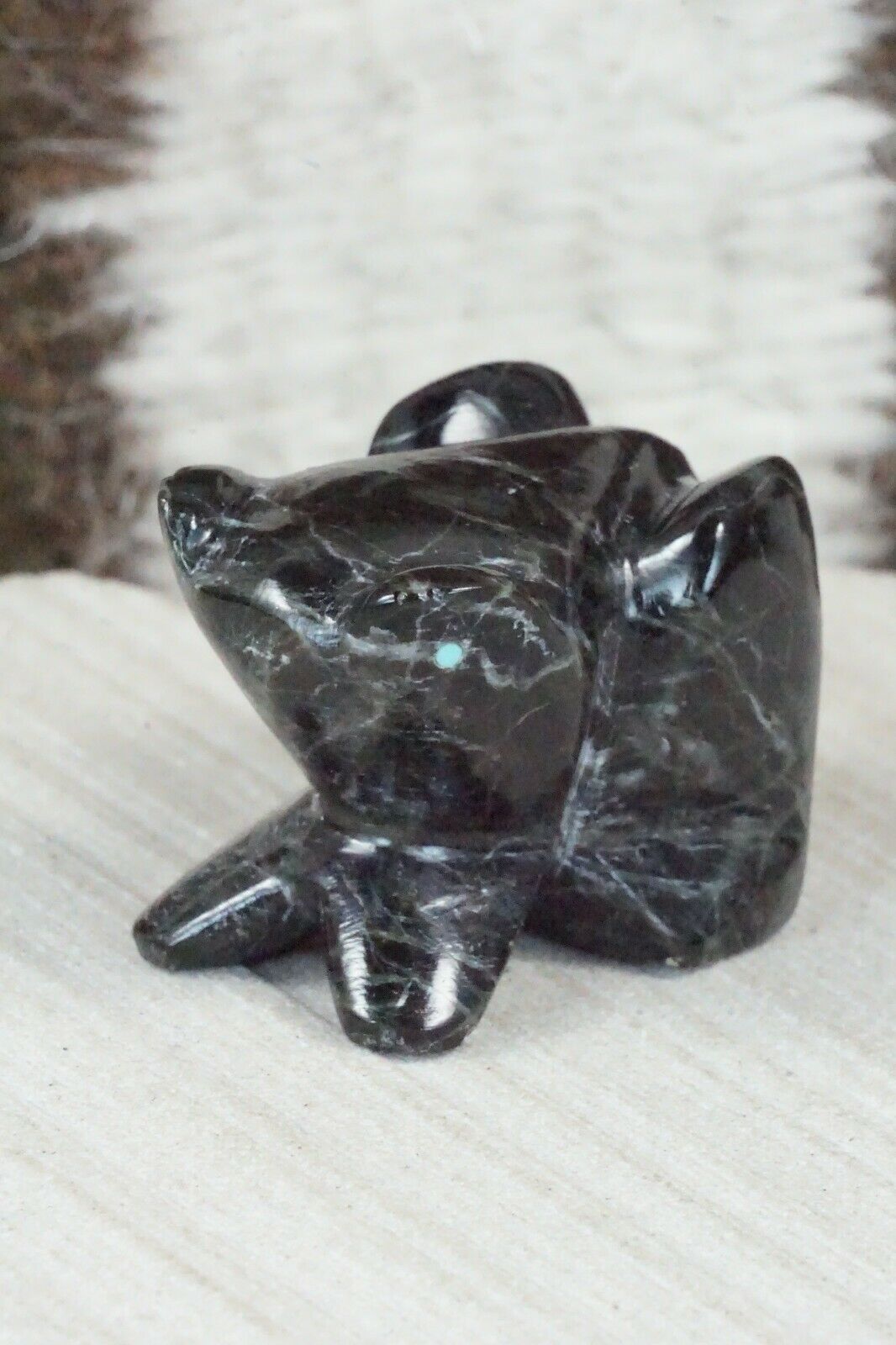 Frog Zuni Fetish Carving - Rick Quam - High Lonesome Trading