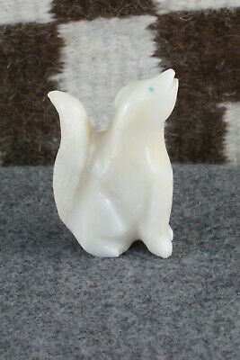 Wolf Zuni Fetish Carving - Calvert Bowannie