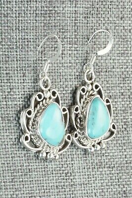 Turquoise & Sterling Silver Earrings - Verley Betone