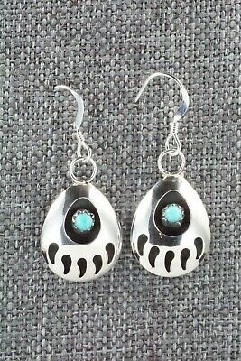 Turquoise & Sterling Silver Earrings - Leta Parker