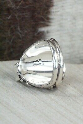 Turquoise & Sterling Silver Ring - Davey Morgan - Size 9