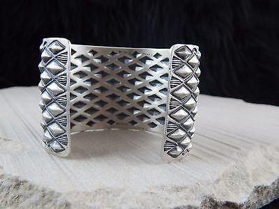 Navajo Sterling Silver Bracelet - Harold Joe - High Lonesome Trading