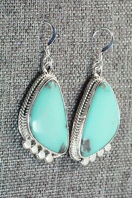 Turquoise and Sterling Silver Earrings - Sharon McCarthy