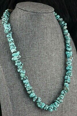 Navajo Turquoise Nugget Necklace - Louise Joe - High Lonesome Trading