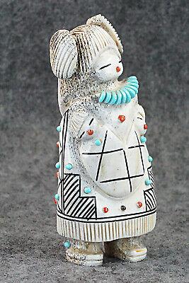 Corn Maiden Zuni Fetish Carving - Claudia Peina