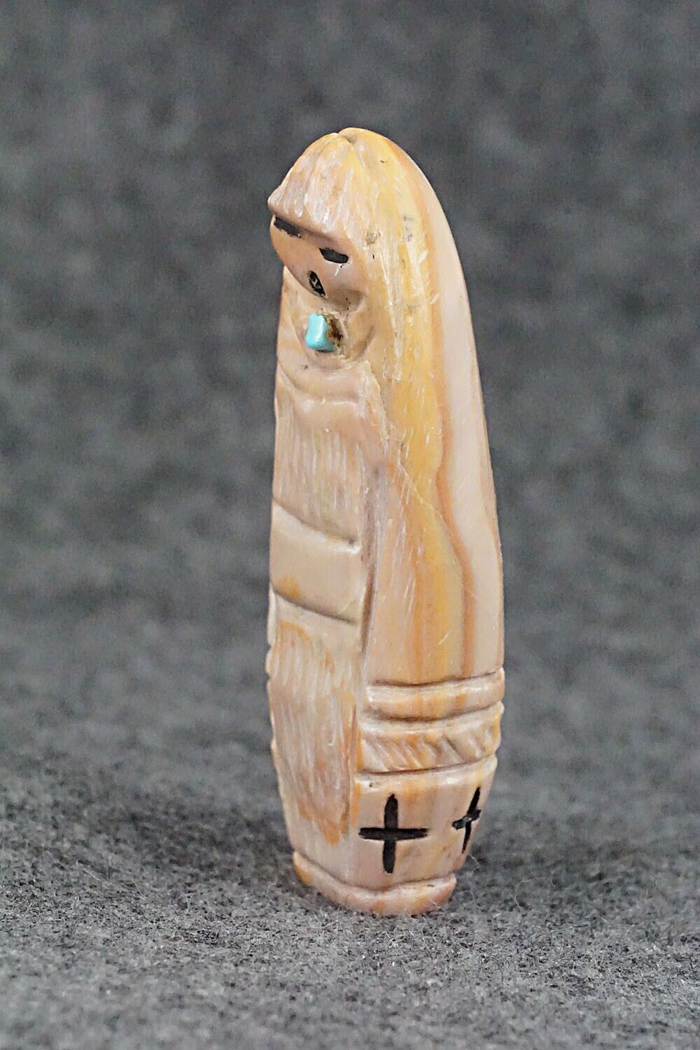 Corn Maiden Zuni Fetish Carving - Faye Quandelacy