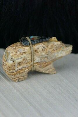 Bear Zuni Fetish Carving - Kevin Quam - High Lonesome Trading