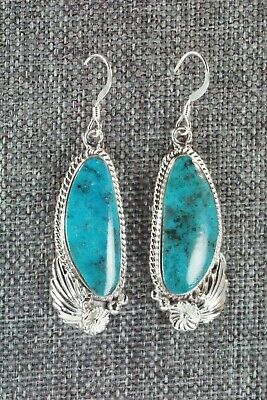 Turquoise and Sterling Silver Earrings - Sadie Jim