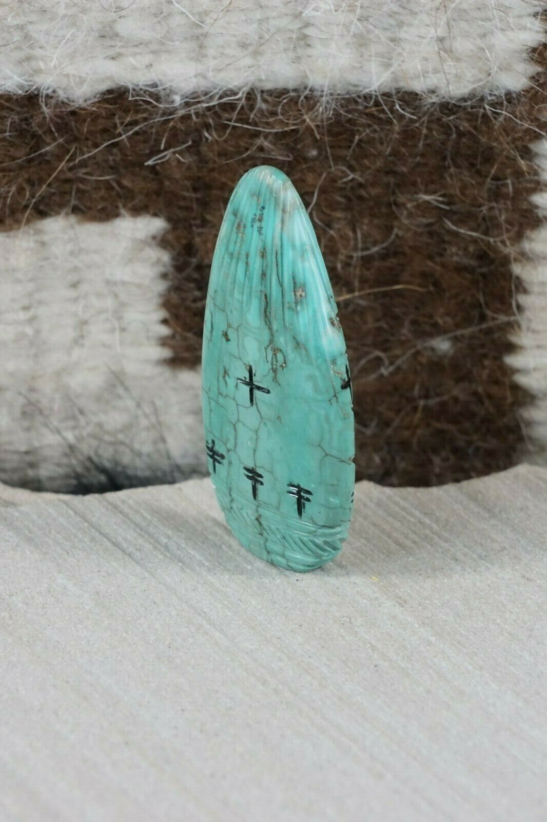 Corn Maiden Zuni Fetish Carving - Stuart Quandelacy - High Lonesome Trading