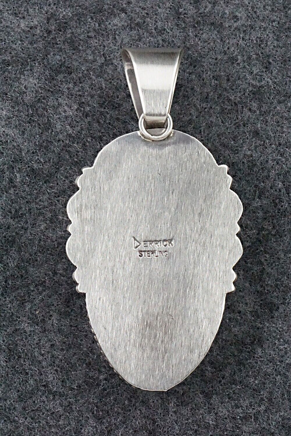 Turquoise and Sterling Silver Pendant - Derrick Gordon