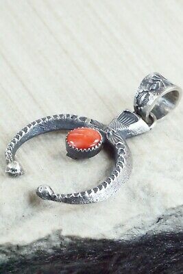 Spiny Oyster and Sterling Silver Pendant - Kevin Billah