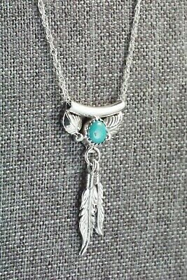 Turquoise & Sterling Silver Necklace - Sharon McCarthy