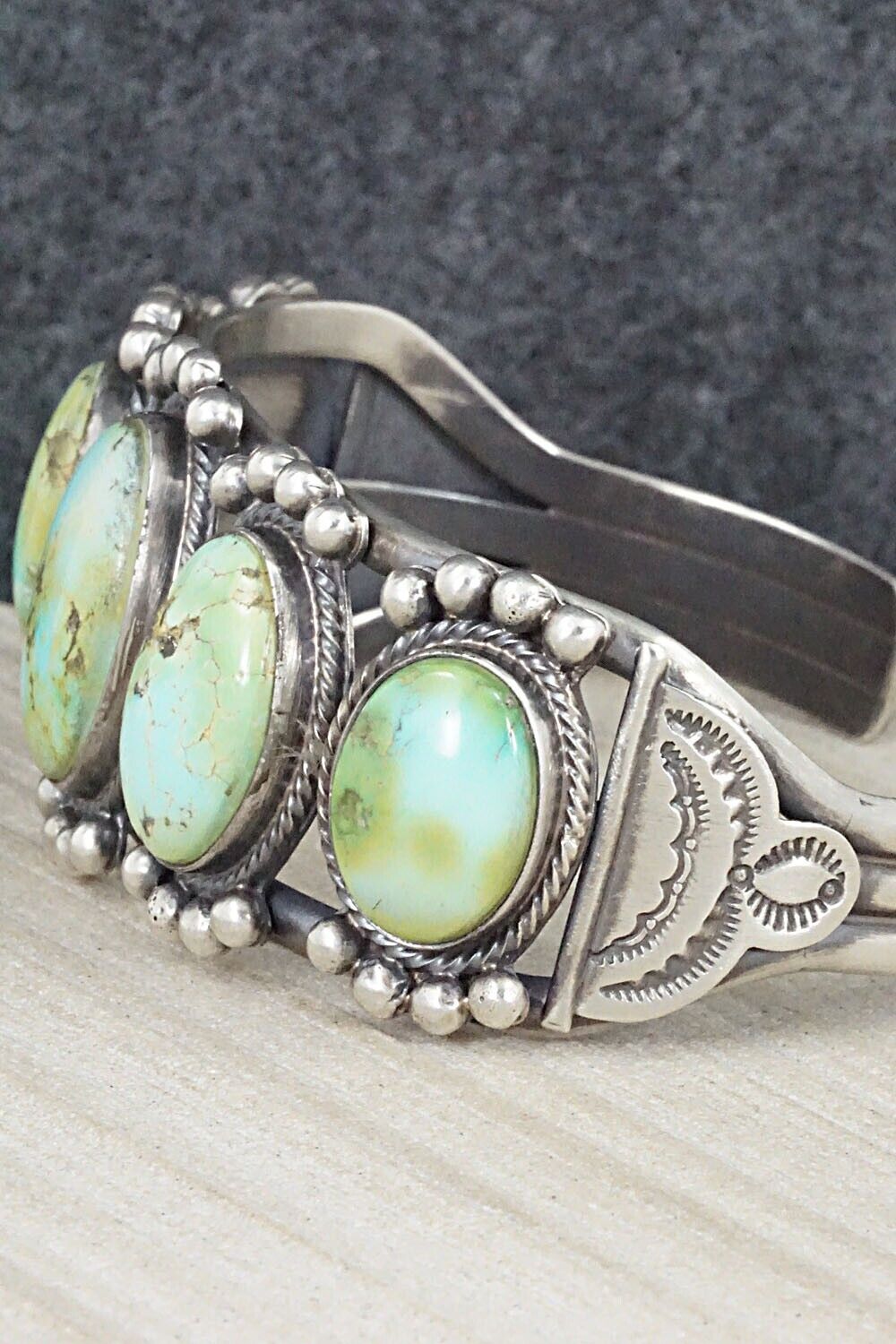 Turquoise & Sterling Silver Bracelet - Thomas Yazzie
