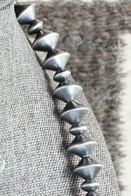 Sterling Silver Navajo Pearl Necklace - Presley Haley