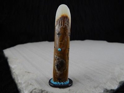 Corn Maiden Zuni Fetish Carving - Stuart Quandelacy - High Lonesome Trading