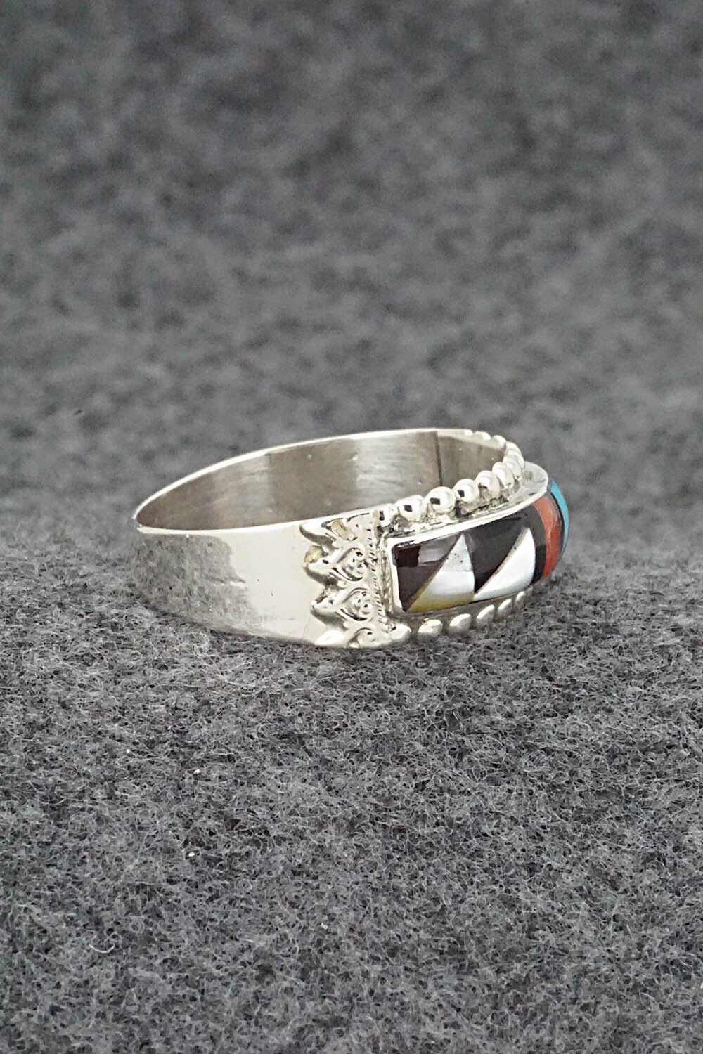 Multi Stone & Sterling Silver Ring - Rebecca Sheyka - Size 11.25