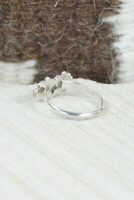 Turquoise & Sterling Silver Ring - Charles Martinez - Size 8.75