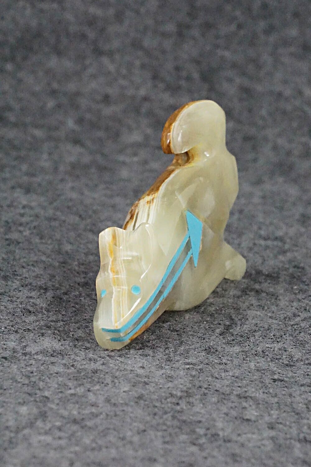 Coyote Zuni Fetish Carving - Rodney Laiwakete