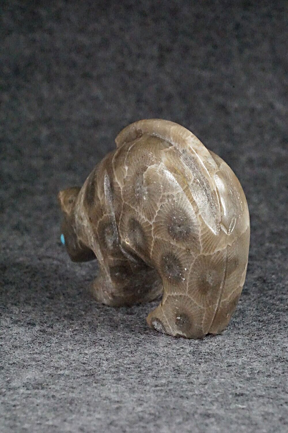 Mountain Lion Zuni Fetish Carving - Ronnie Lunasee