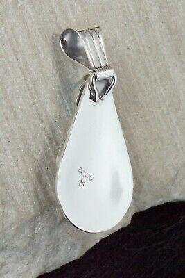 Turquoise and Sterling Silver Pendant - Henry Attakai - High Lonesome Trading