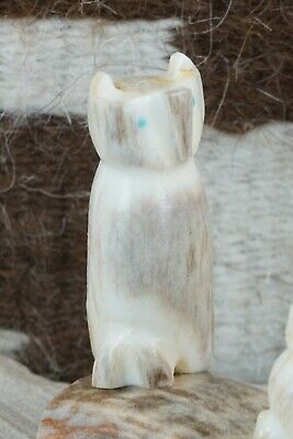 Owl Zuni Fetish Carving - Brandon Phillips