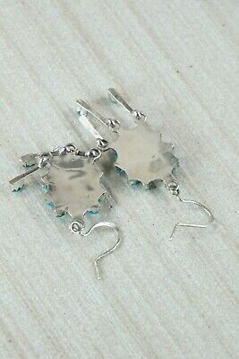 Zuni Turquoise & Sterling Silver Necklace and Earrings Set - Keith Leekity