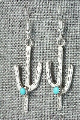 Turquoise & Sterling Silver Earrings - Pauline Nelson