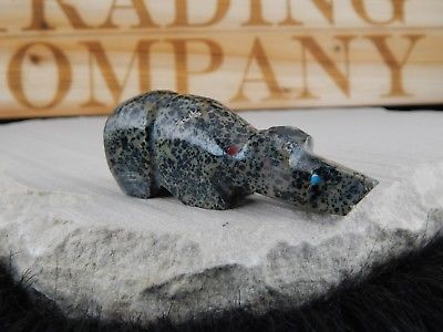 Bear Zuni Fetish Carving - Native American - High Lonesome Trading