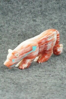 Mountain Lion Zuni Fetish Carving - Andres Quandelacy