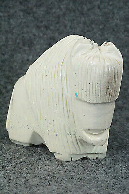 Buffalo Zuni Fetish Carving - Gilbert Lonjose
