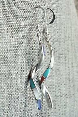 Multi Stone & Sterling Silver Earrings - Ira Johnson