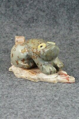Frog Zuni Fetish Carving - Justin Natewa