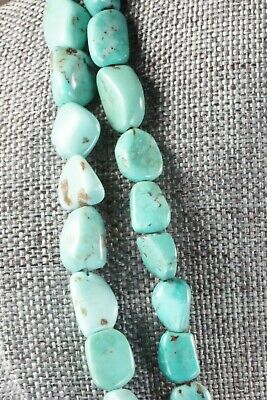 Turquoise and Sterling Silver Necklace - Navajo