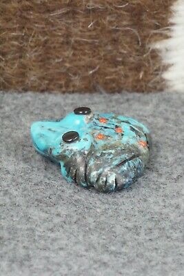 Frog Zuni Fetish Carving - Reynold Lunasee