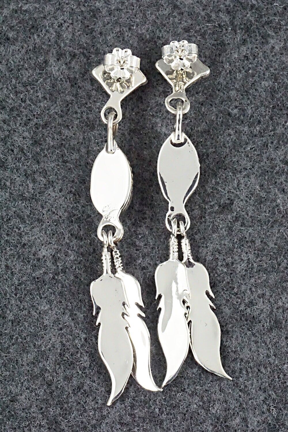 Turquoise & Sterling Silver Earrings - Shania Henio