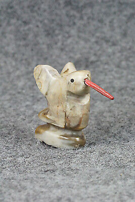 Hummingbird Zuni Fetish Carving - Justin Red Elk