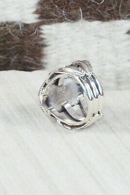 Turquoise & Sterling Silver Ring - Grace Kenneth - Size 6.5