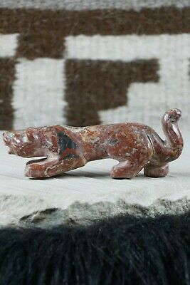 Mountain Lion Zuni Fetish Carving - Cody Nastacio - High Lonesome Trading