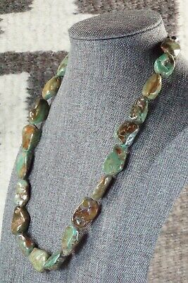 Turquoise & Sterling Silver Necklace - Navajo