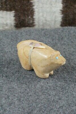 Mountain Lion Zuni Fetish Carving - Delvin Leekya