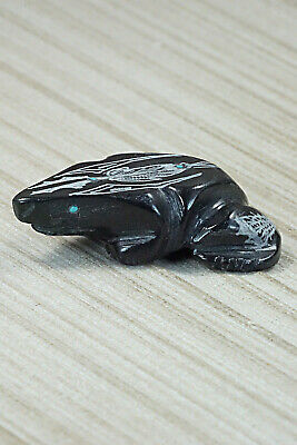 Frog Zuni Fetish Carving - Adrian Cachini