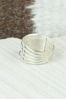 White Buffalo & Sterling Silver Ring - Claresse Kylestewa - Size 7.5