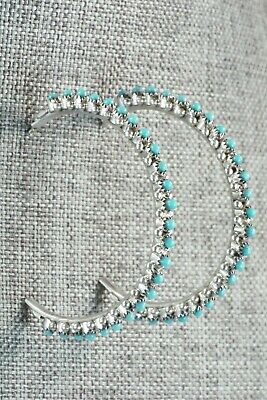 Turquoise & Sterling Silver Earrings - Stephen Haloo